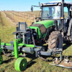 Figure 1. FMR undervine mower with sensor (image courtesy of FMR)